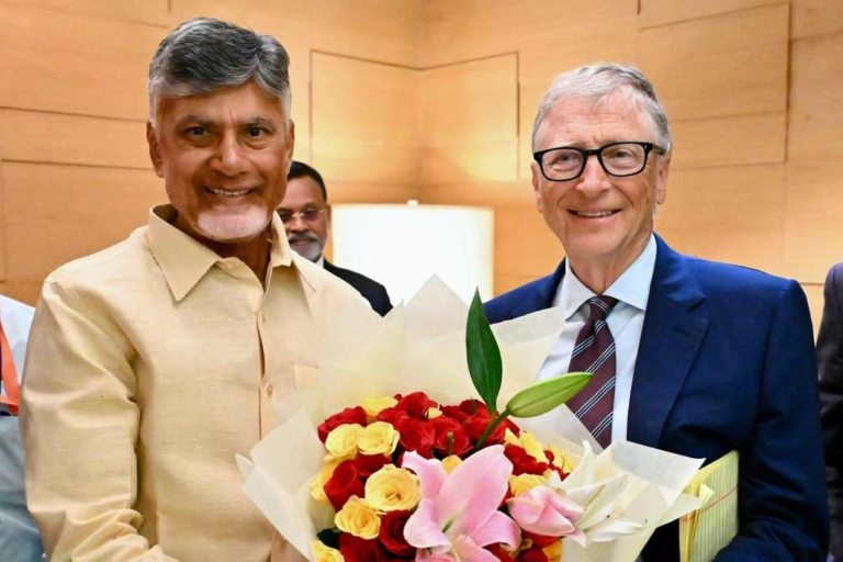 Bill Gates: బిల్‌ గేట్స్‌తో సీఎం చంద్రబాబు భేటీ