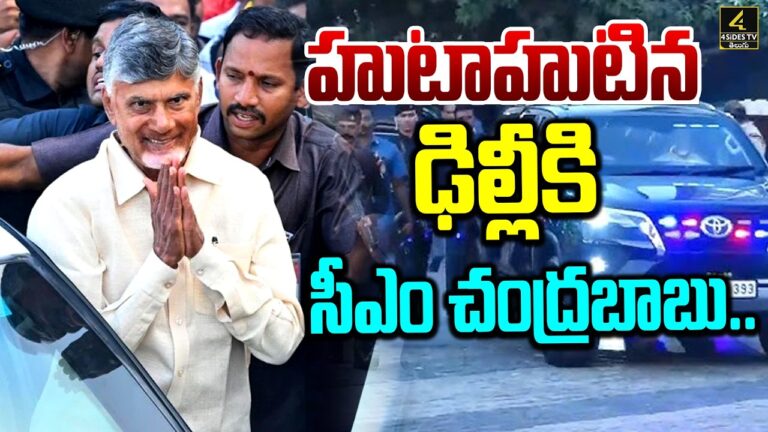 హుటాహుటిన ఢిల్లీకి సీఎం చంద్రబాబు…