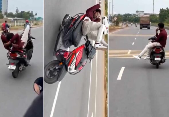 గుంటూరులో రాత్రి రోడ్డు భద్రత – యువకుల గస్తీ
